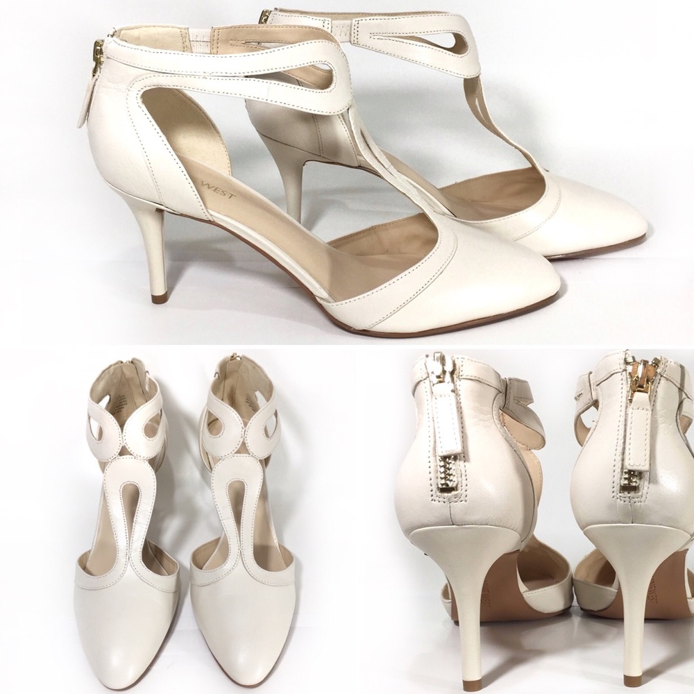 Nine West Endearing Off White Pumps Sz 9.5 NEW